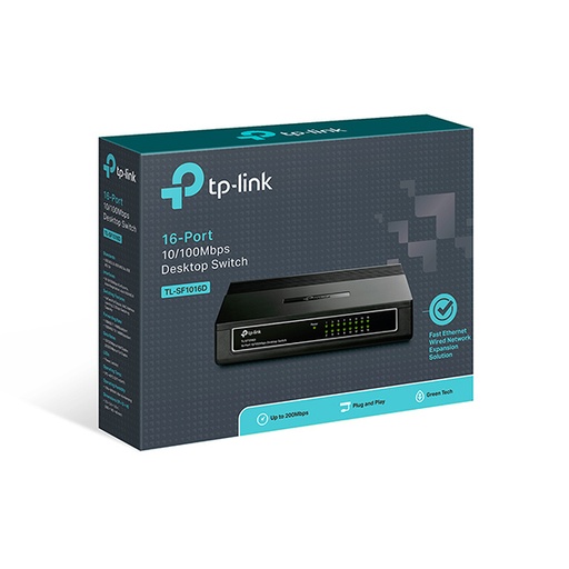 TP-LINK TL-SF1016D 10/100 16 PORT DESKTOP SWITCH