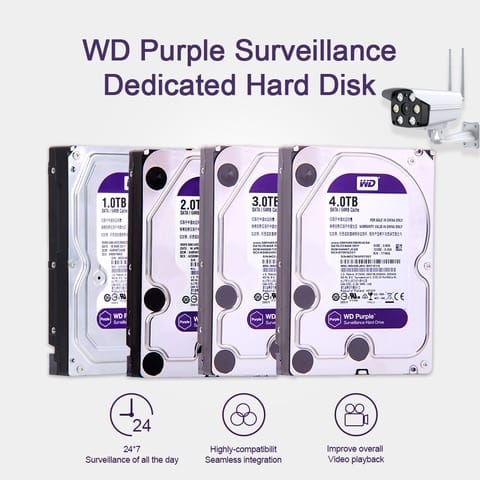 Western Digital Purple New Hard Drives (500GB)