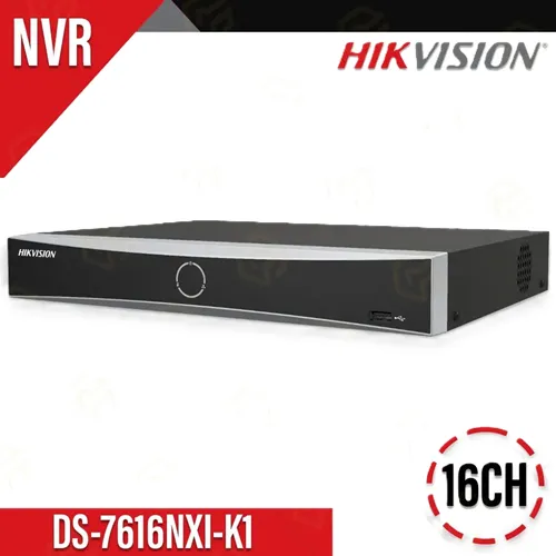 HIKVISION DS-7616NXI-K1 16-CH 1U K SERIES ACUSENSE 4K NVR
