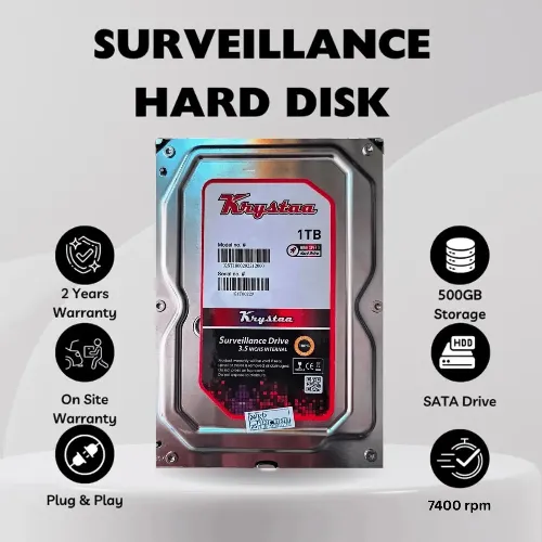 KRYSTA NEW SURVEILLANCE HARD DISC DRIVES